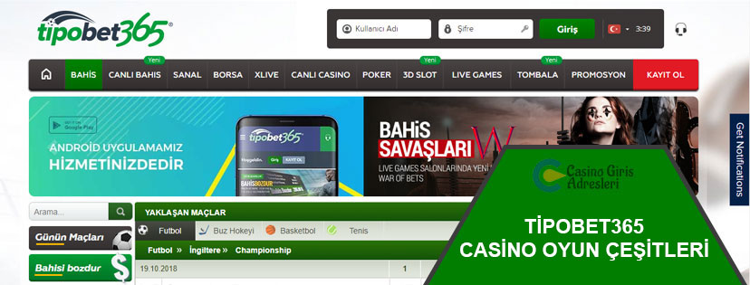 Tipobet365 Casino Oyun Çeşitleri