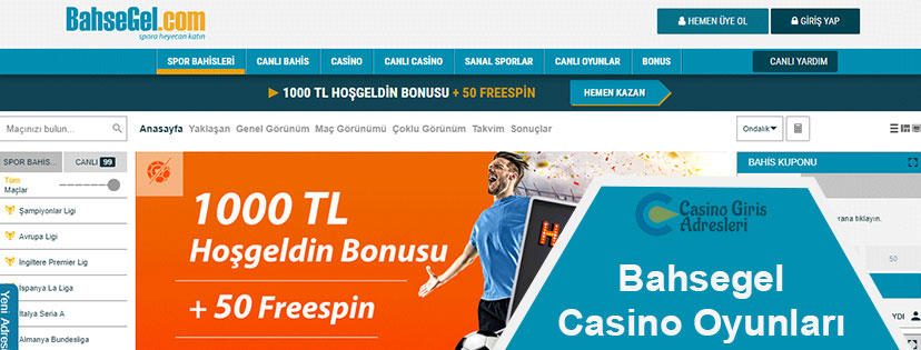 Bahsegel Casino Oyunları